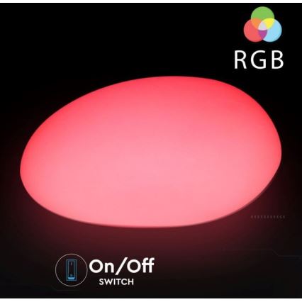 LED RGB Himmennettävä ulkovalaisin LED / 1W / 230V 28cm IP67 + RC
