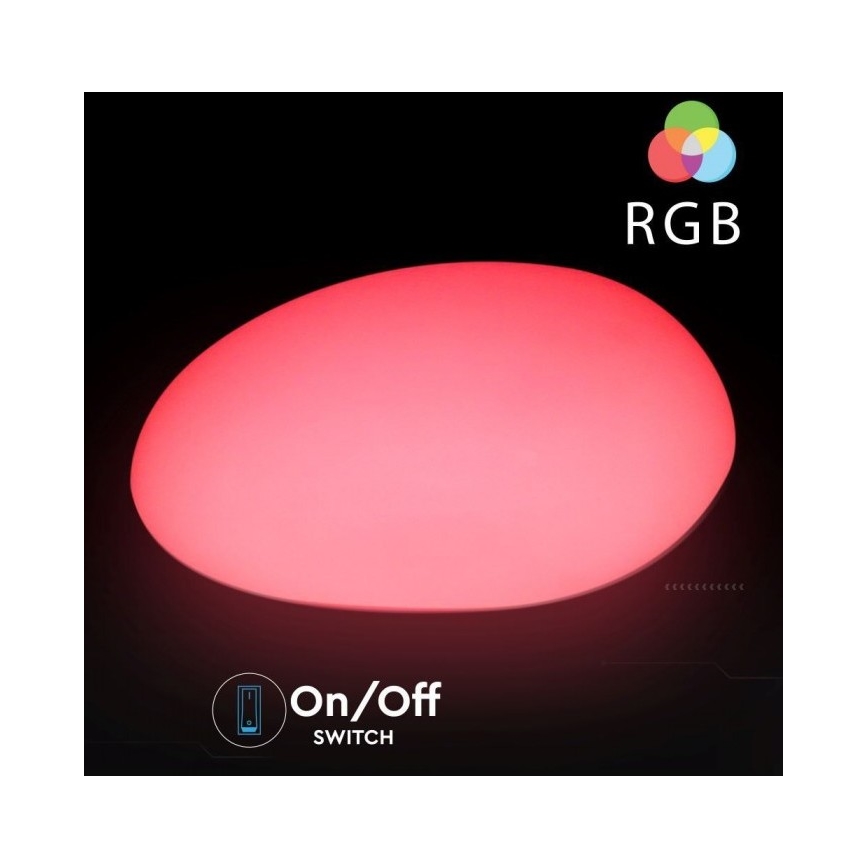 LED RGB Himmennettävä ulkovalaisin LED / 1W / 230V 28cm IP67 + RC