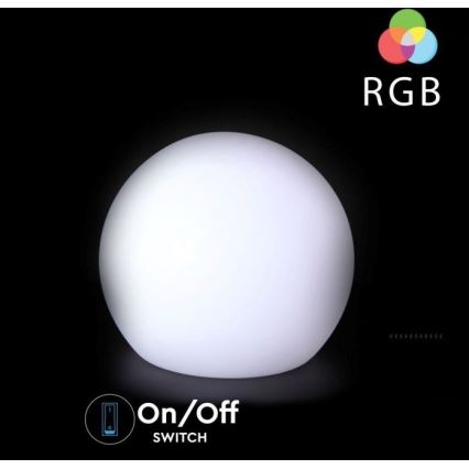 LED RGB himmennettävä ulkovalaisin LED / 1W / 230V 30cm IP67