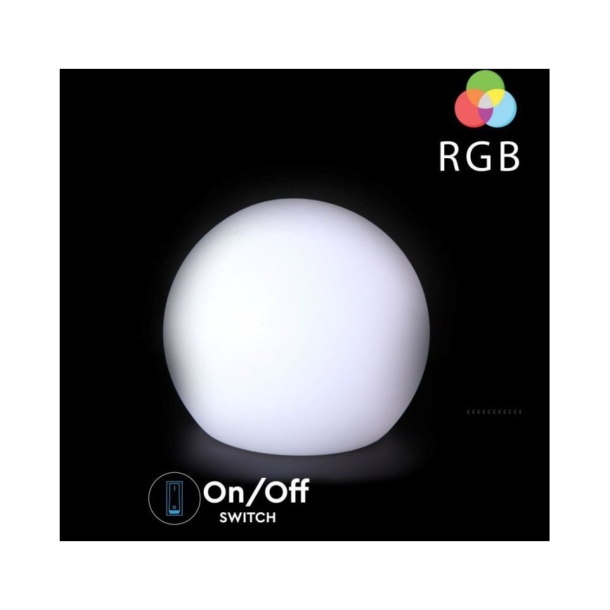LED RGB himmennettävä ulkovalaisin LED / 1W / 230V 30cm IP67