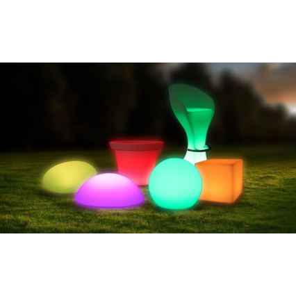 LED RGB himmennettävä ulkovalaisin LED / 1W / 230V 30cm IP67