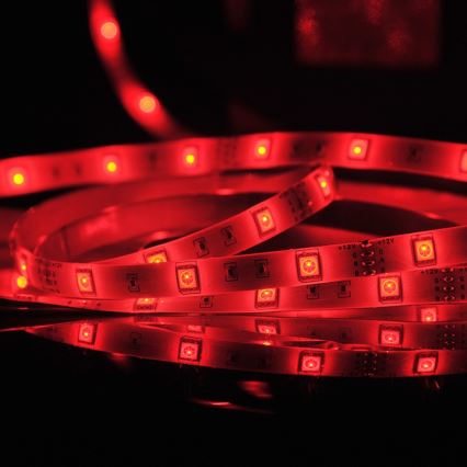 LED RGB Himmennettävä ulkovalo 5m LED/14W/12V IP65 + kaukosäädin