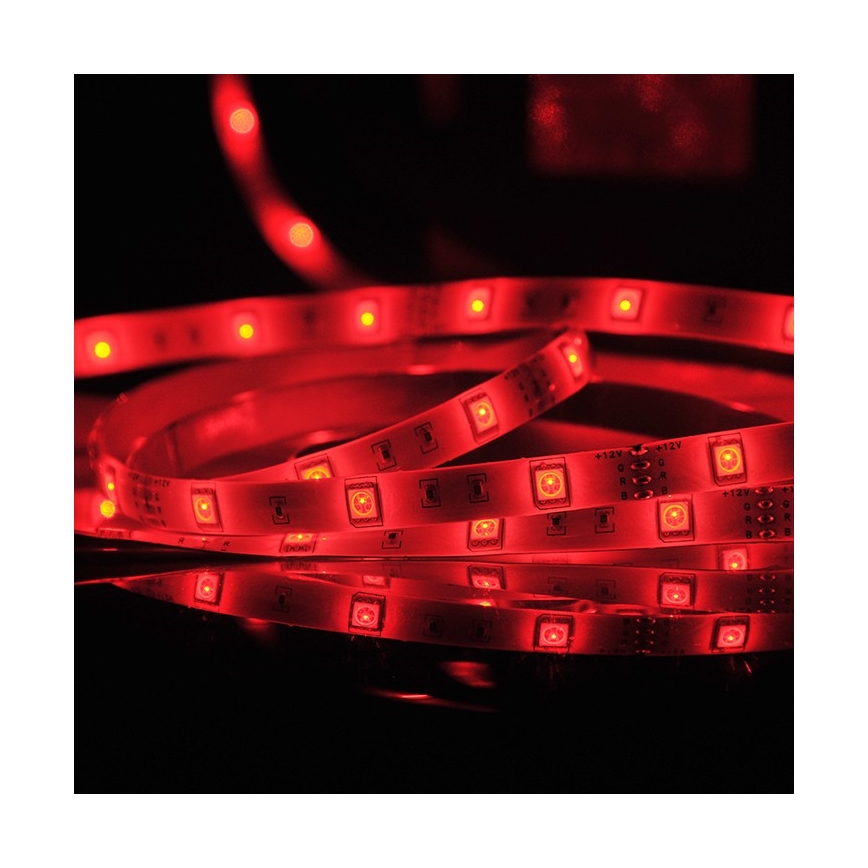 LED RGB Himmennettävä ulkovalo 5m LED/14W/12V IP65 + kaukosäädin