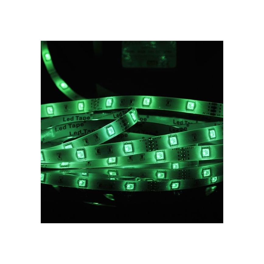 LED RGB Himmennettävä ulkovalo 5m LED/14W/12V IP65 + kaukosäädin