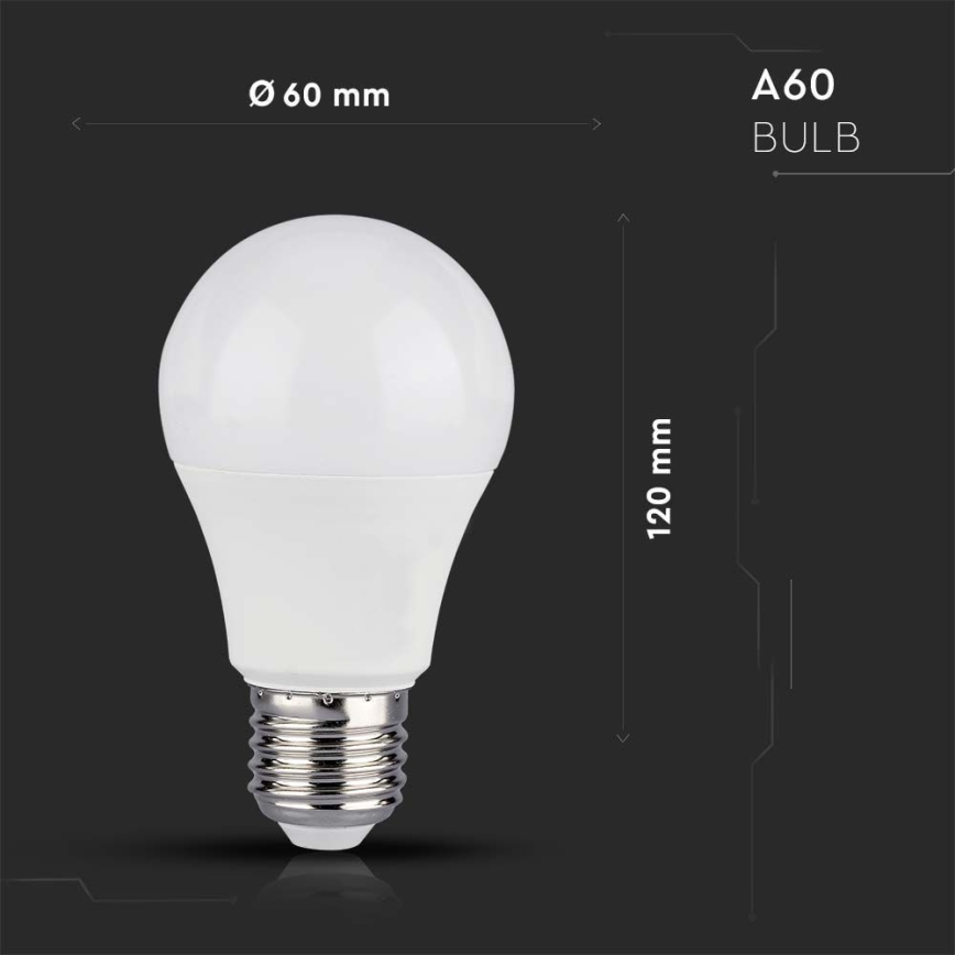 LED-RGB-himmennyslamppu A60 E27/8,5W/230V 4000K + kauko-ohjaus