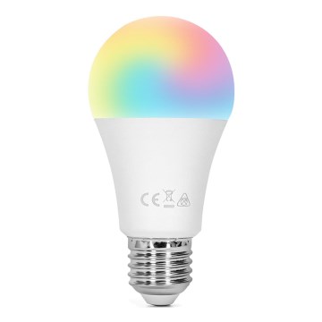 LED-RGB-himmennyslamppu E27/8W/230V 3000K + kauko-ohjaus - Aigostar