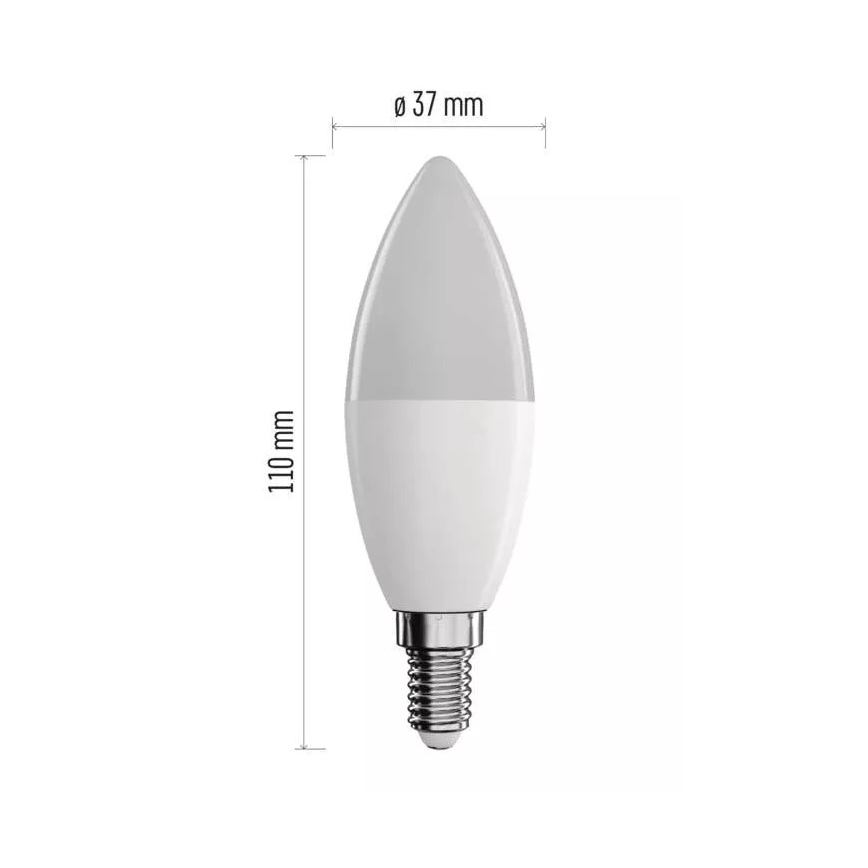 LED-RGB-himmennyslamppu GoSmart E14/4,8W/230V 2700-6500K Wi-Fi Tuya