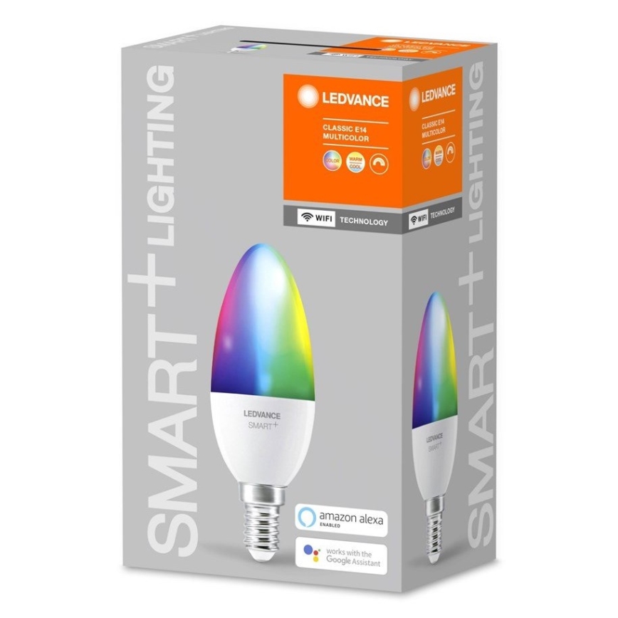 LED-RGB-himmennyslamppu SMART+ E14/5W/230V 2700K-6500K Wi-Fi - Ledvance