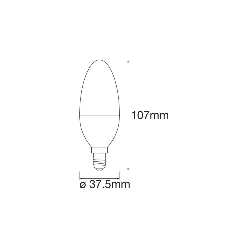 LED-RGB-himmennyslamppu SMART+ E14/5W/230V 2700K-6500K Wi-Fi - Ledvance