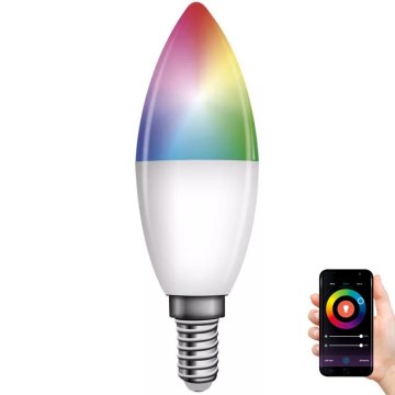 LED-RGB himmenttävä polttimo GoSmart E14/4,8W/230V 2700-6500K Tuya