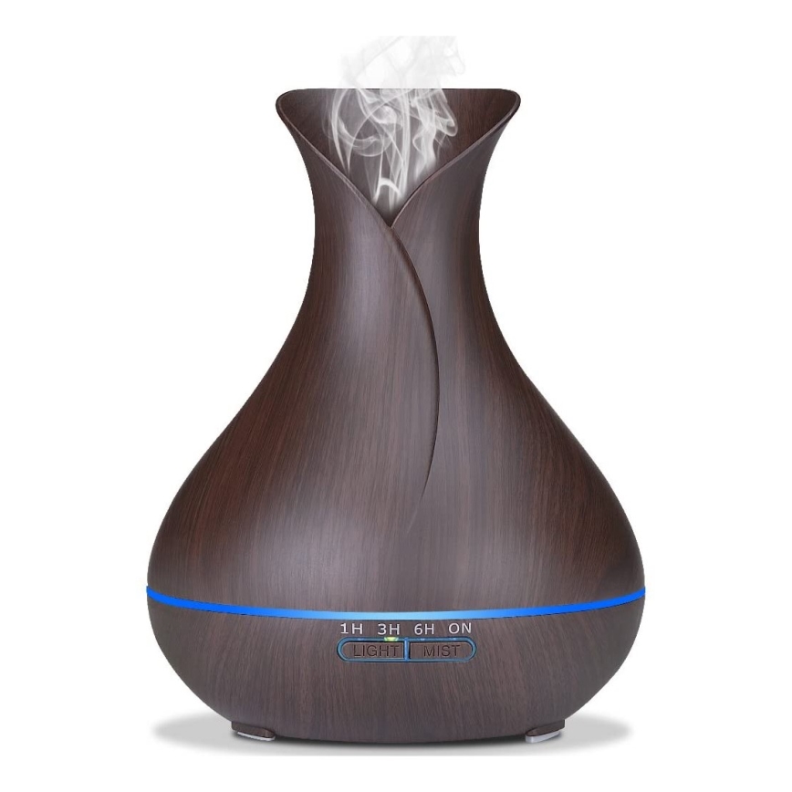 LED RGB -ilmankostutin ja ilma-ionisaattori 400 ml
