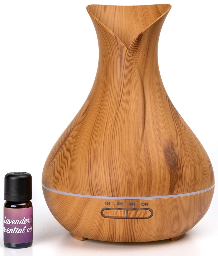 LED RGB -ilmankostutin ja ilma-ionisaattori 400 ml