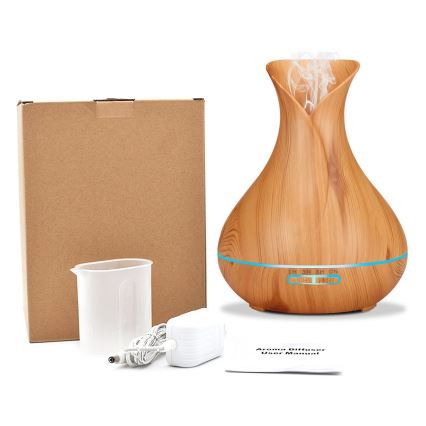 LED RGB -ilmankostutin ja ilma-ionisaattori 400 ml