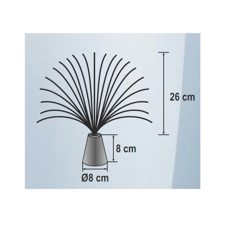 LED RGB koristevalo 3xLED/3xAA
