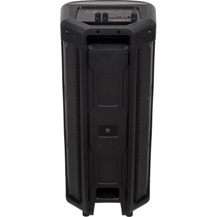 LED RGB ladattava kaiutin mikrofonilla 600W/2400 mAh + kauko-ohjaus