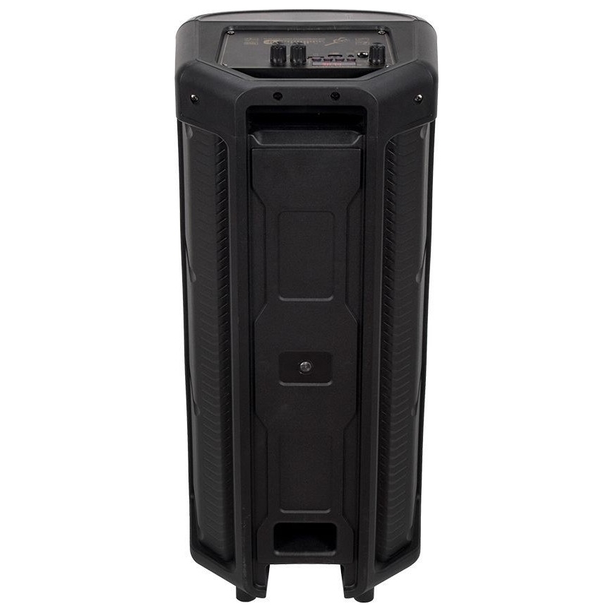 LED RGB ladattava kaiutin mikrofonilla 600W/2400 mAh + kauko-ohjaus
