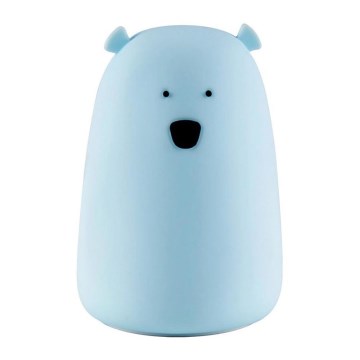 LED RGB Lasten kosketusohjattava pieni lamppu BEAR LED/0,8W/5V sininen