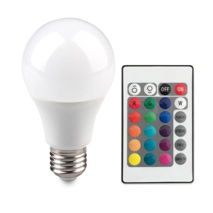 LED RGB Polttimo E27/6W/230V himmennettävä 3000K