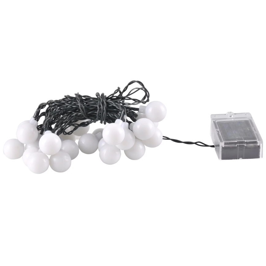 LED RGB Solar ketju PARTY 30xLED/1,2V 3,9 m IP44