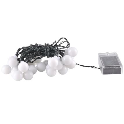 LED RGB Solar ketju PARTY 30xLED/1,2V 400 mAh 3,9 m IP44
