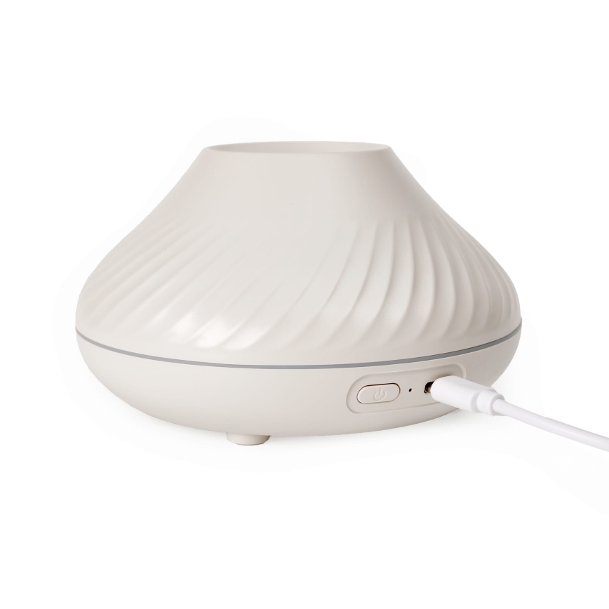 LED RGB Tuoksudiffuuseri liekki jäljitelmällä LED/6,5W/5V 130ml valkoinen