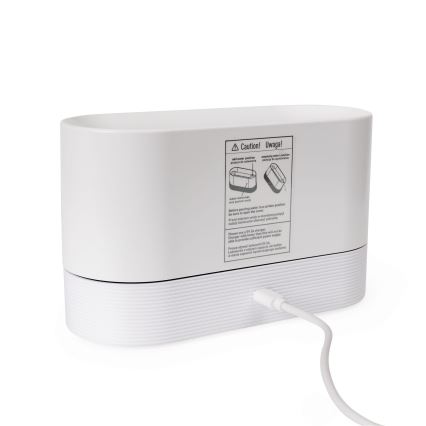 LED RGB Ultraäänihajotin ja ilmankostutin taustavalolla 180ml valkoinen