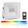 LED RGB Valonheitin LED/20W/230V IP65 valkoinen