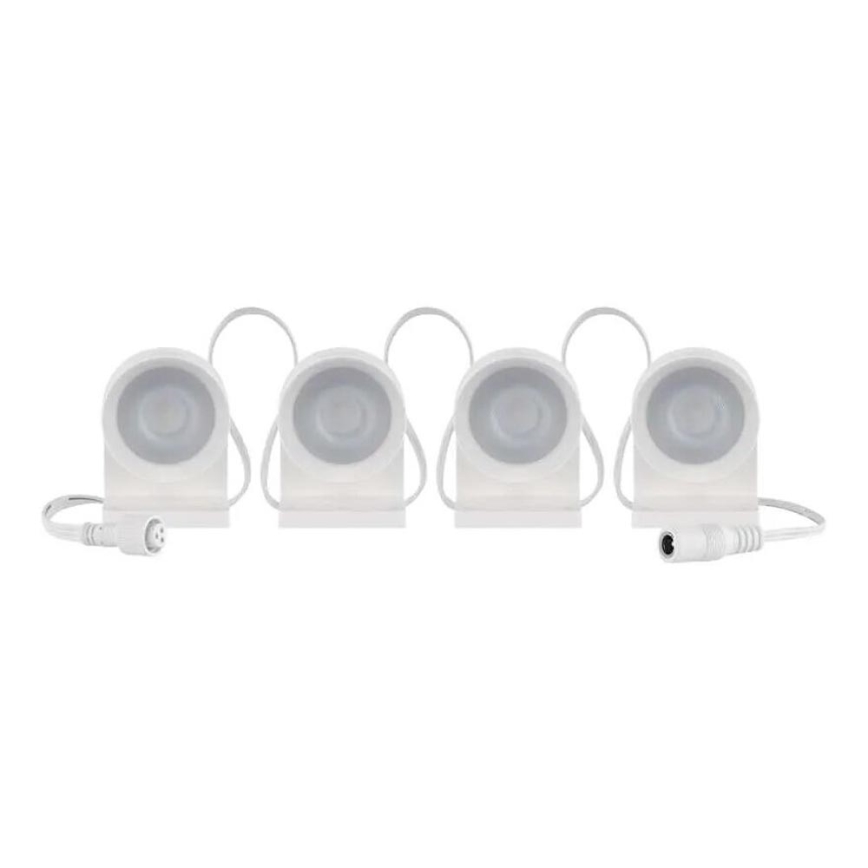 LED RGBIC+CCT Koristeketju kohdevaloilla GoSmart - jatko 4xLED/7W/230V 85 cm Wi-Fi Tuya