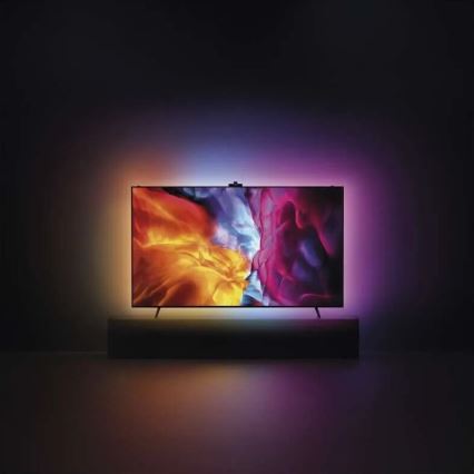 LED RGBIC Himmennettävä nauha televisioon GoSmart LED/24W/230V 55“