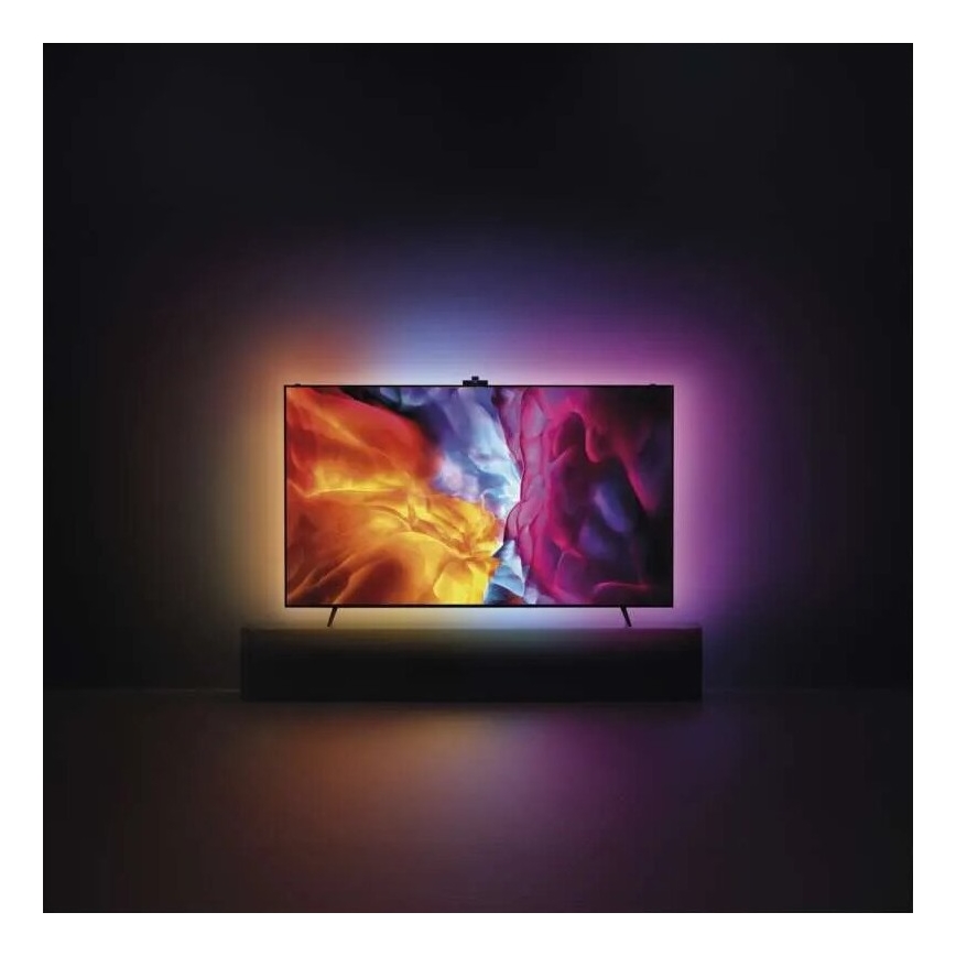 LED RGBIC Himmennettävä nauha televisioon GoSmart LED/24W/230V 55“