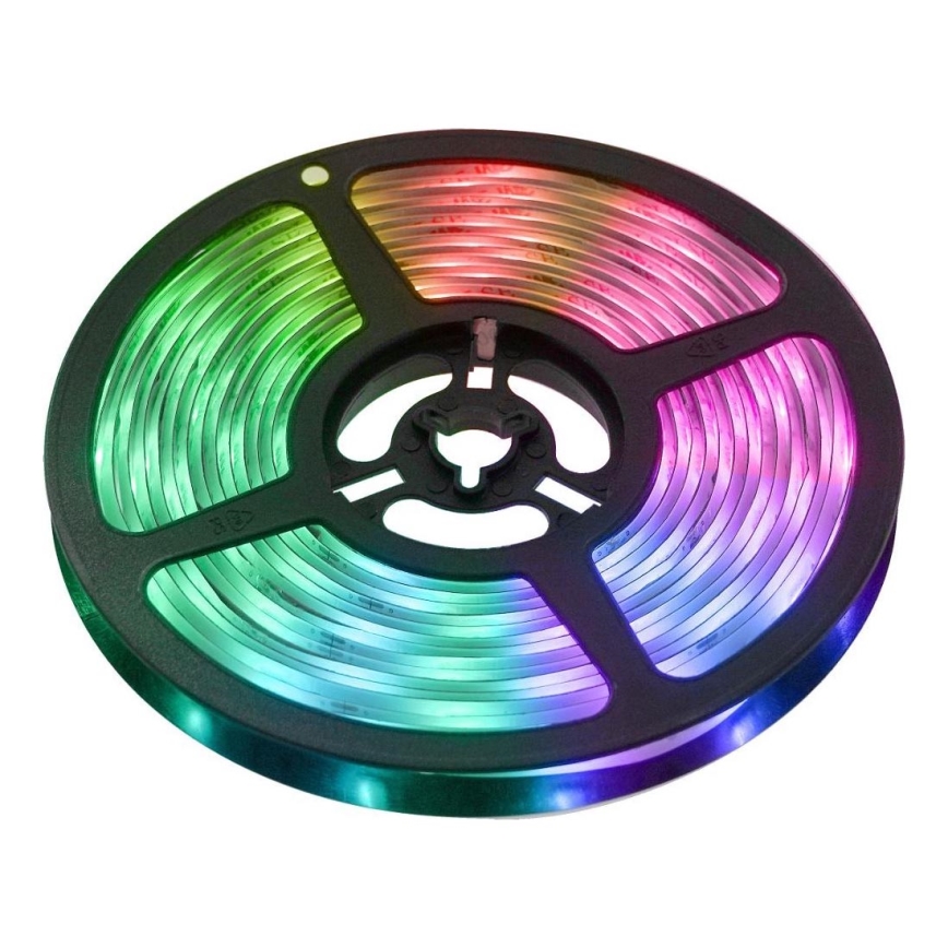 LED RGBW Älykäs himmennettävä nauha 5m LED/230V 2700-6500K Wi-Fi Tuya + kauko-ohjaus