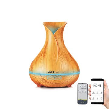 LED RGBW Aromidiffuuseri ja ilmankostutin LED/230V 500 ml Wi-Fi + kauko-ohjaus