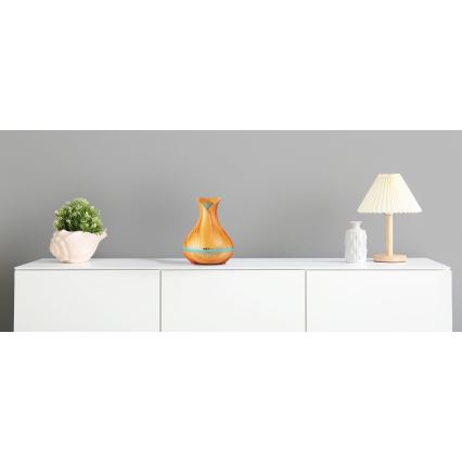 LED RGBW Aromidiffuuseri ja ilmankostutin LED/230V 500 ml Wi-Fi + kauko-ohjaus