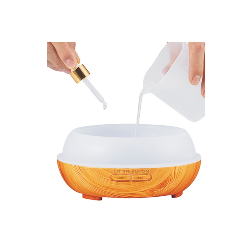 LED RGBW Aromidiffuuseri ja ilmankostutin LED/230V 500 ml Wi-Fi + kauko-ohjaus