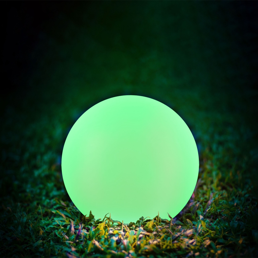 LED RGBW Aurinkolamppu BALL LED/1,2V halkaisija 30 cm IP65 + kauko-ohjaus