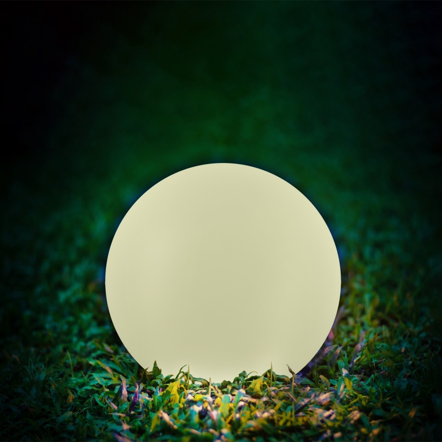 LED RGBW Aurinkolamppu BALL LED/1,2V halkaisija 30 cm IP65 + kauko-ohjaus