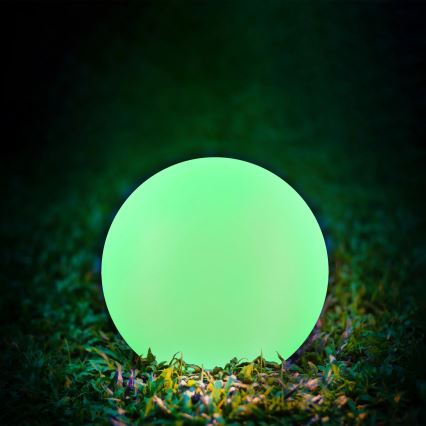 LED RGBW Aurinkolamppu BALL LED/3,2V halkaisija 20 cm IP65 + kauko-ohjaus