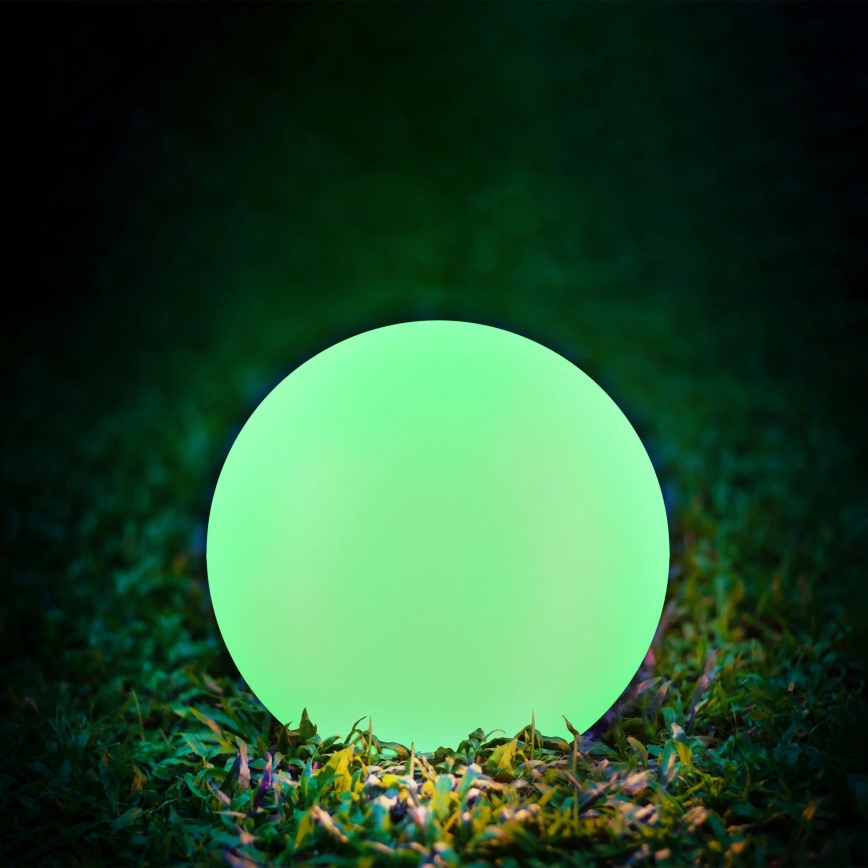LED RGBW Aurinkolamppu BALL LED/3,2V halkaisija 20 cm IP65 + kauko-ohjaus