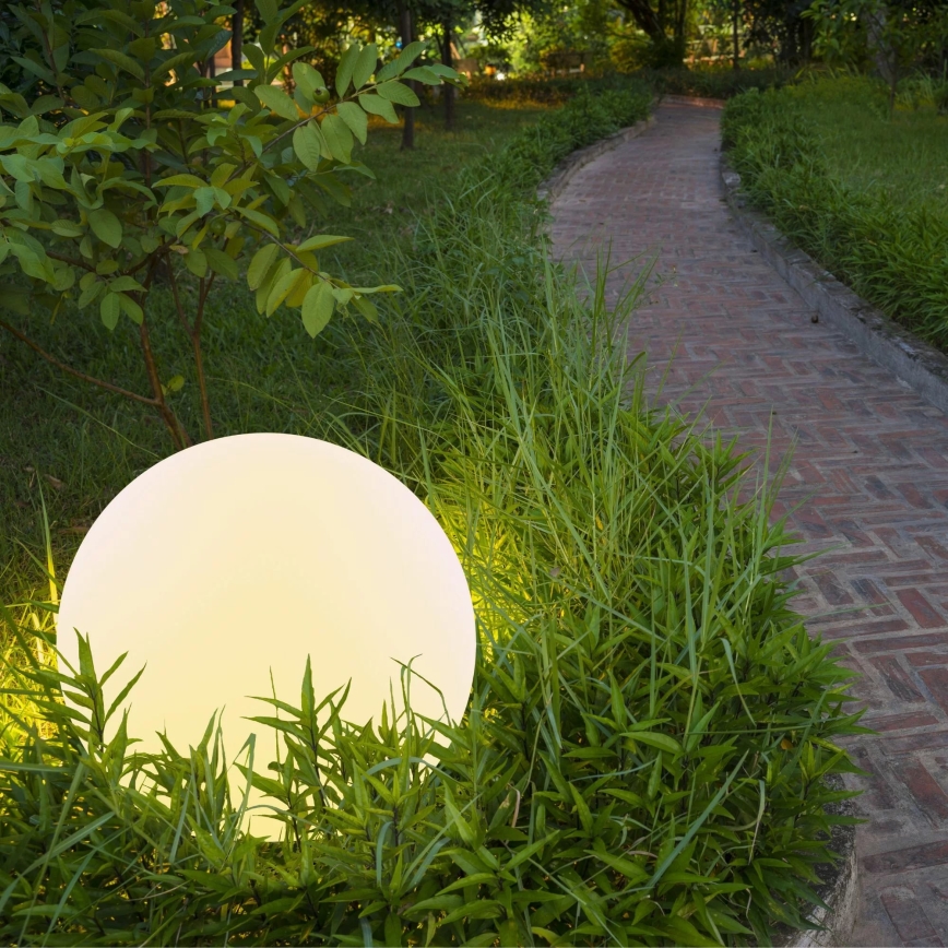 LED RGBW Aurinkolamppu BALL LED/3,2V halkaisija 20 cm IP65 + kauko-ohjaus