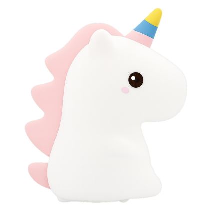 LED RGBW himmennettävä ladattava kosketusohjattu lasten yövalo UNICORN LED/1W/5V 1200 mAh