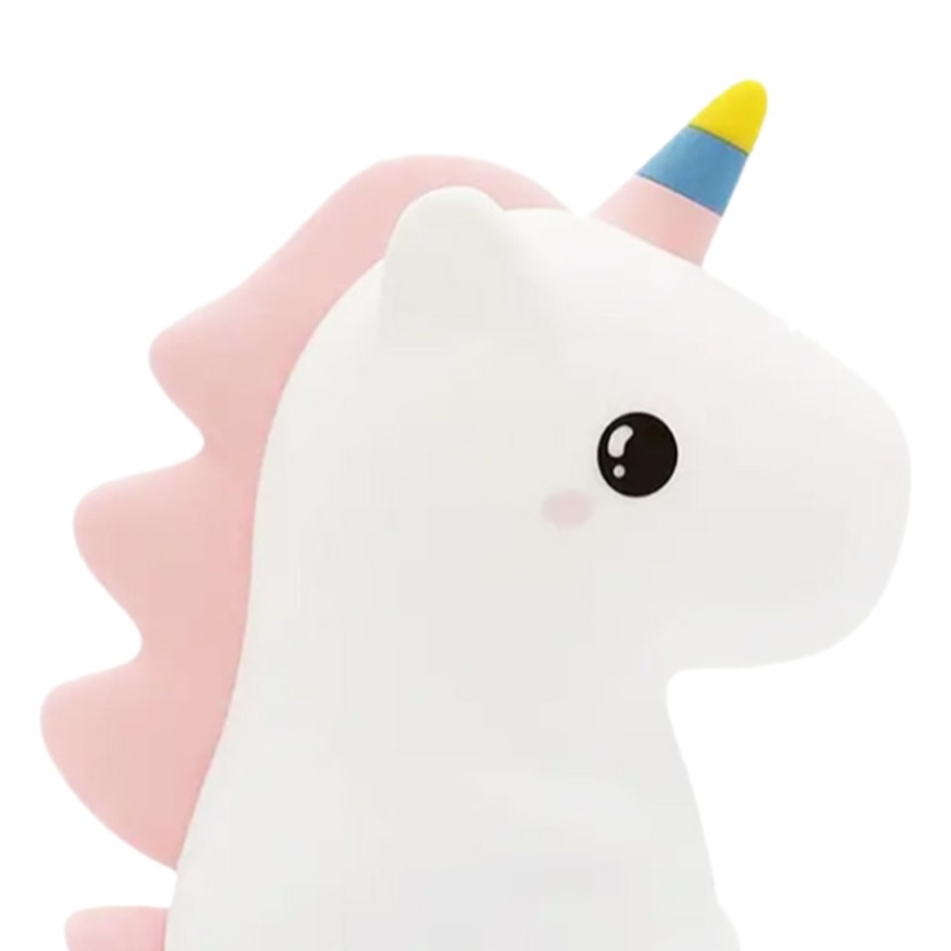 LED RGBW himmennettävä ladattava kosketusohjattu lasten yövalo UNICORN LED/1W/5V 1200 mAh