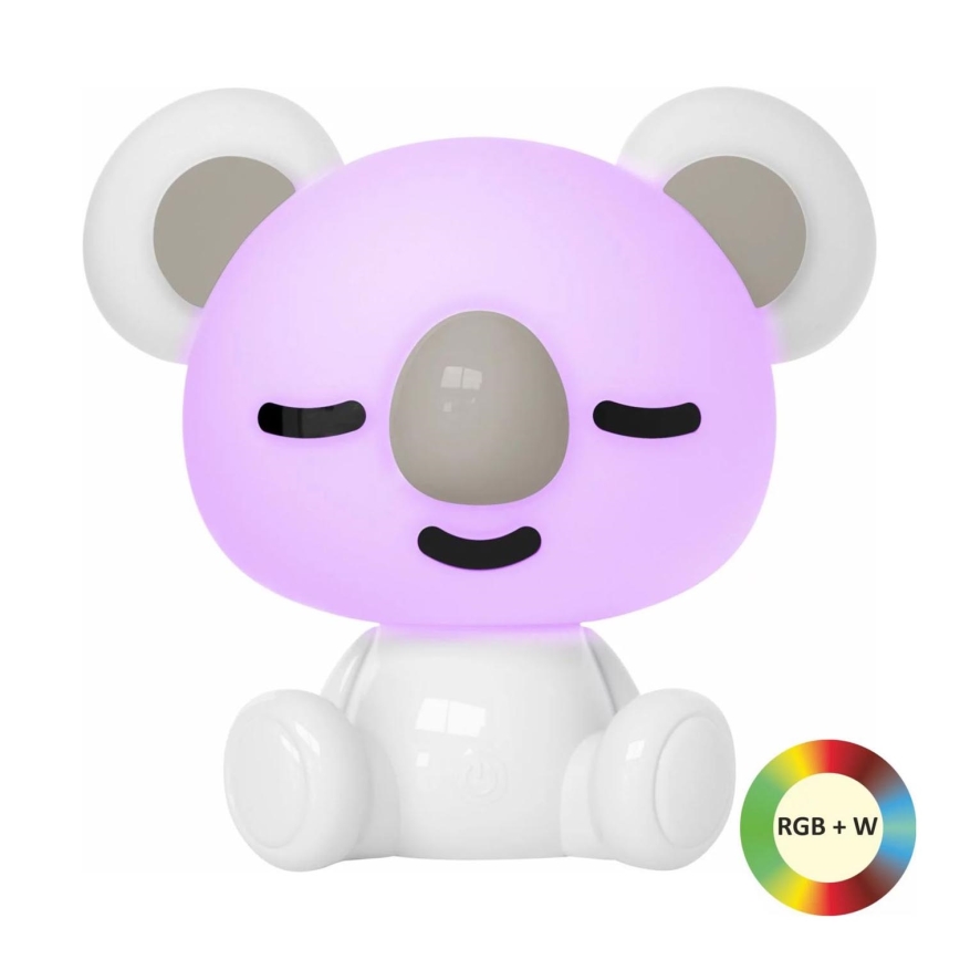 LED RGBW Himmennettävä children's yö pieni lamppu LED/2,5W/230V koala valkoinen