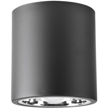 LED RGBW-himmennettävä kohdevalaisin JUPITER 1xE27/6,5W/230V 2700-6500K Wi-Fi halkaisija 13 cm musta