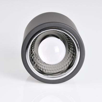 LED RGBW-himmennettävä kohdevalaisin JUPITER 1xE27/6,5W/230V 2700-6500K Wi-Fi halkaisija 13 cm musta