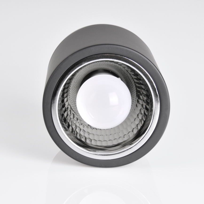 LED RGBW-himmennettävä kohdevalaisin JUPITER 1xE27/6,5W/230V 2700-6500K Wi-Fi halkaisija 13 cm musta