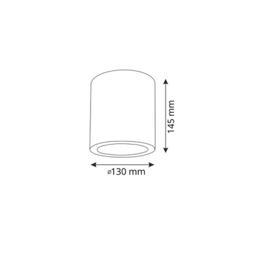 LED RGBW-himmennettävä kohdevalaisin JUPITER 1xE27/6,5W/230V 2700-6500K Wi-Fi halkaisija 13 cm musta