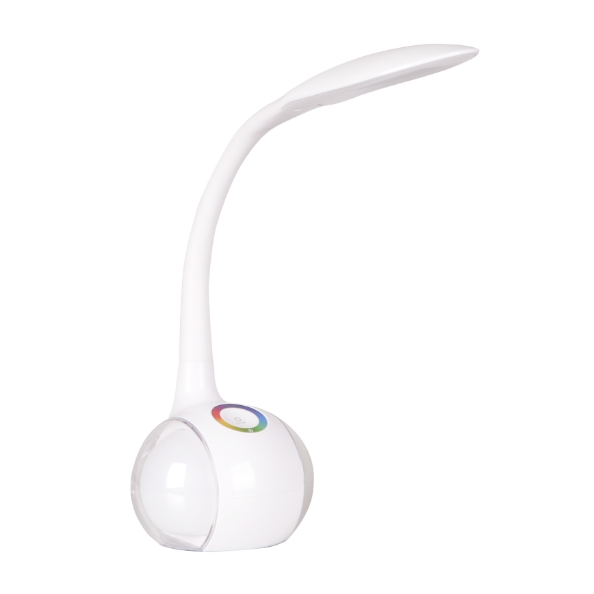 LED RGBW Himmennettävä kosketuspöytävalaisin COSMOS LED/6,5W/230V valkoinen