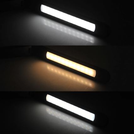 LED RGBW Himmennettävä kosketuspöytävalaisin NEPTUN LED/7W/230V musta