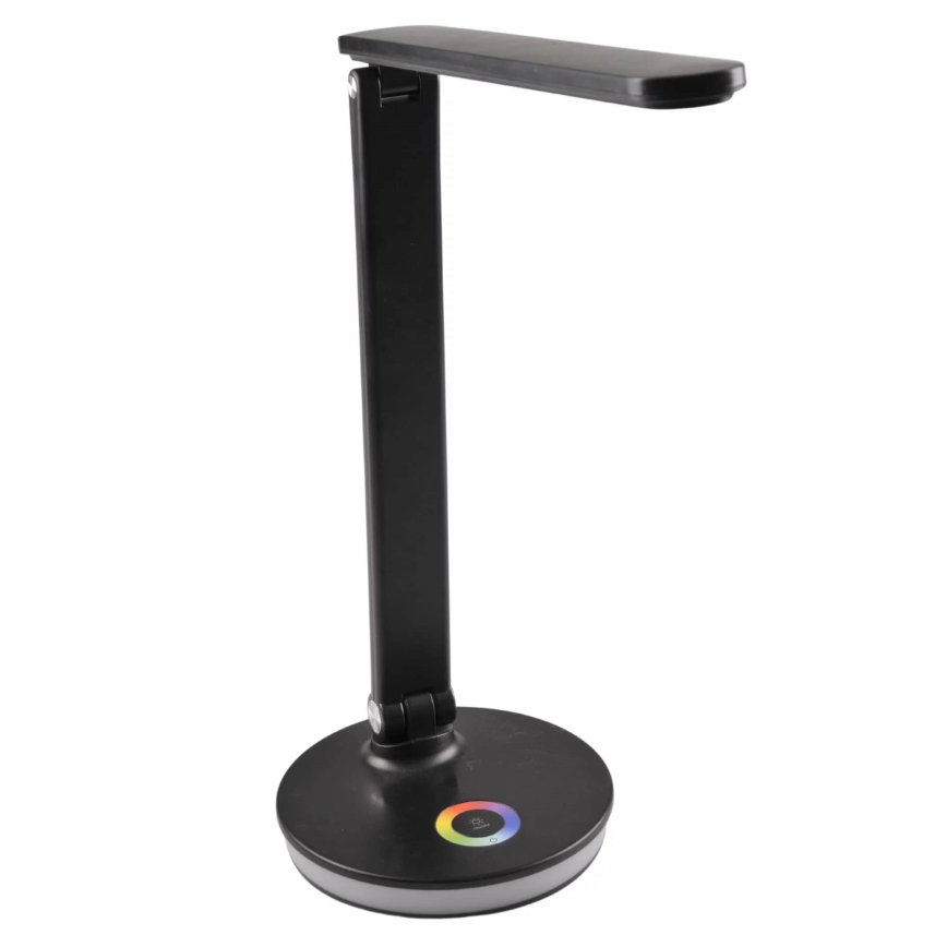 LED RGBW Himmennettävä kosketuspöytävalaisin NEPTUN LED/7W/230V musta