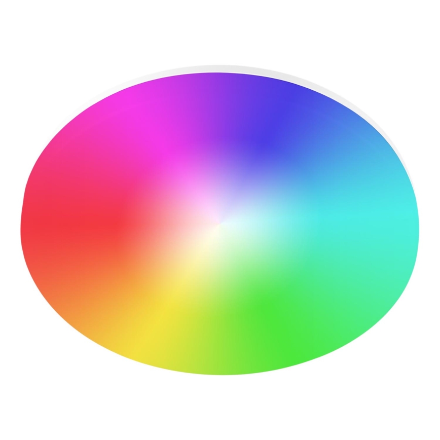 LED RGBW himmennettävä kylpyhuoneen kattovalaisin LED/15W/230V 3000–6500K Ø 22 cm IP54 valkoinen Wi-Fi